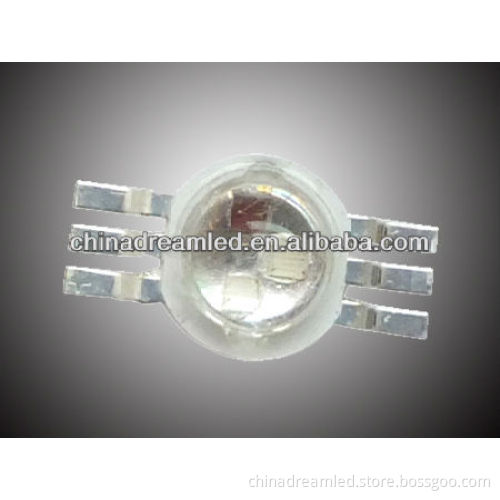 High power led 6 pins RGB 3*1W LED for Flash light